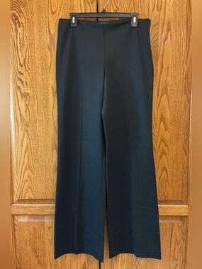 Cache Contour Collection Black Wide-Leg Dress Pants Women's Sz 8 NWT